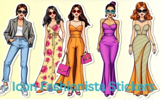 Icon Fashionista Stickers